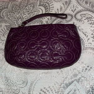 Coach Purple Clutch / like New